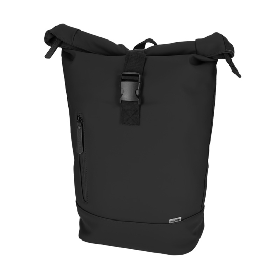 Dull PU Rol Rugtas Eco Lining Zwart - Norländer Norlander Dull PU Rol Rugtas Eco Lining Zwart 29061