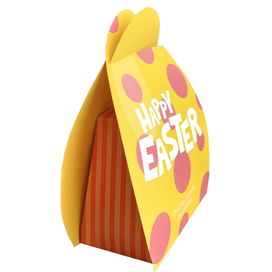 Paaseitjes praline crunch in cadeaudoosje Happy Easter