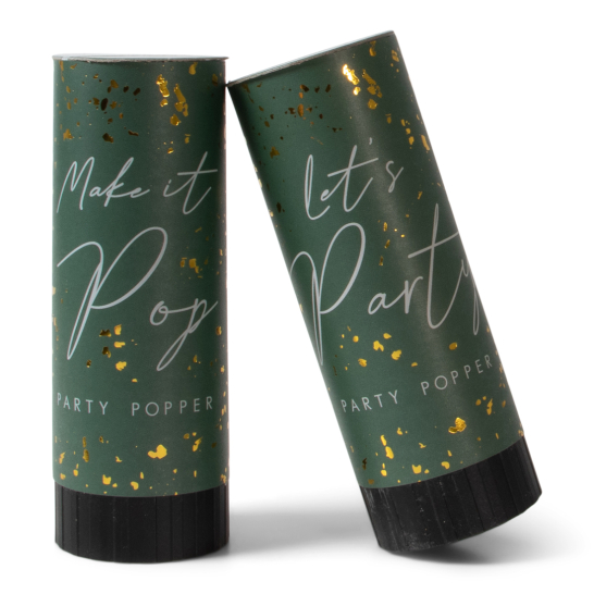 Party Poppers Groen S/2 - JENS Living - 13059