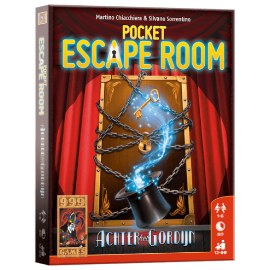 Pocket Escape Room Achter het Gordijn