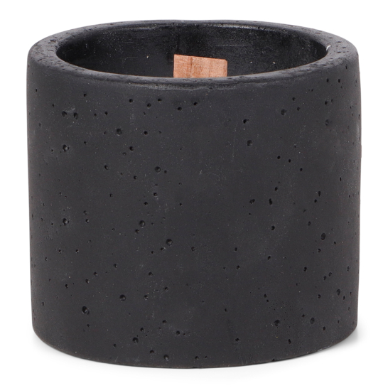Wooden Wick Candle Black - JENS Living - 24765