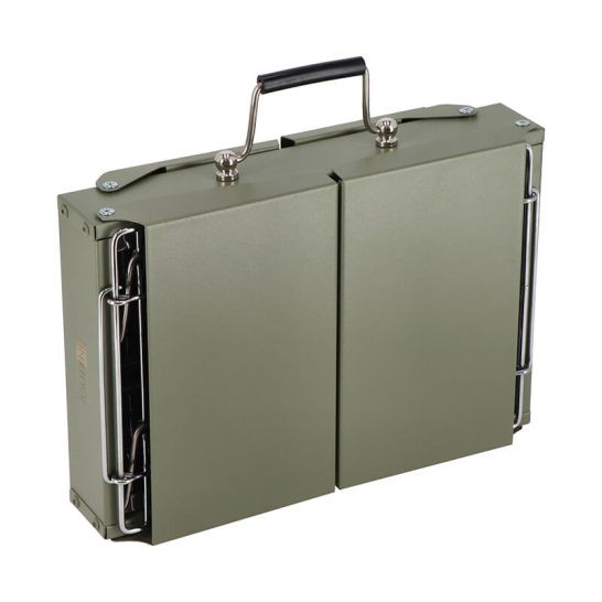 insideout draagbare bbq fyra olijfgroen LT57500