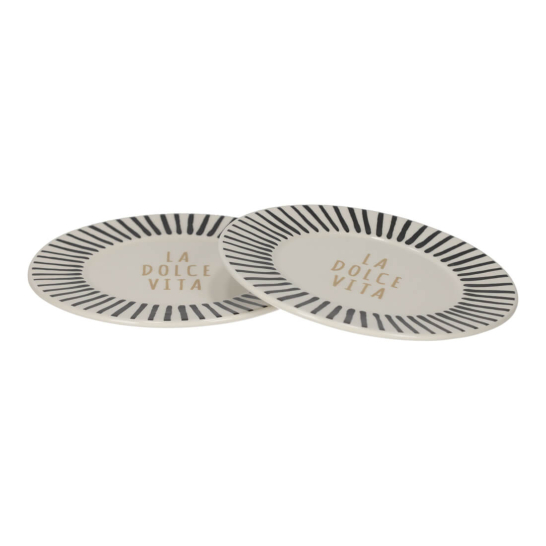 jens living la dolce vita bordjes zwart 2 25543
