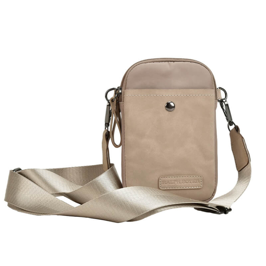 padded telefoontasje taupe 8772