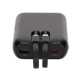 BRAINZ Powerbank Built in Cables 10.000 mAh 38682 3