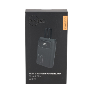 BRAINZ Powerbank Built in Cables 10.000 mAh 38682 5