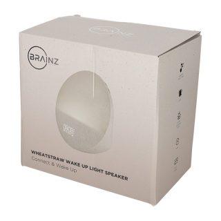BRAINZ Wake Up Light Speaker Wheatstraw 38670 3