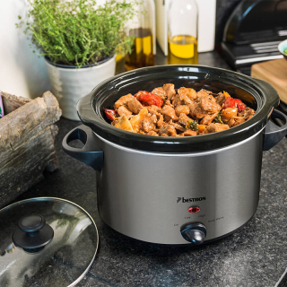 Bestron Slowcooker Titaangrijs ASC350TG 1