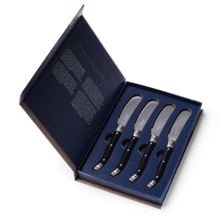 Botermessen Set van 4 Zwart 3 Botermessen Set van 4 Zwart 3