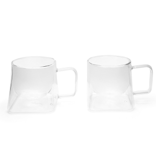 Dubbelwandig koffieglas theeglas Otto set van 2