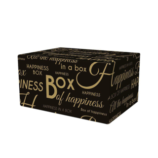 Happiness kraft zwart