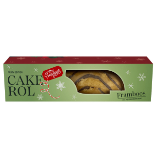 Happy Holidays Cakerol framboos 10043