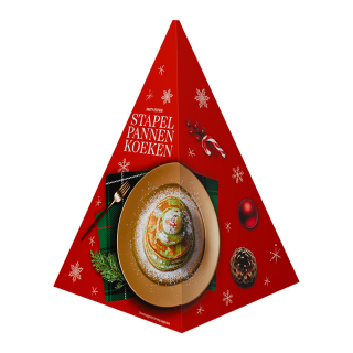 Happy Holidays Kerstboom stapelpannenkoek 10059
