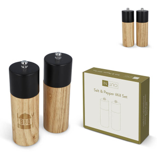 InSideOut Houten Zout en Pepermolen set LT57209 InSideOut Houten Zout en Pepermolen set LT57209