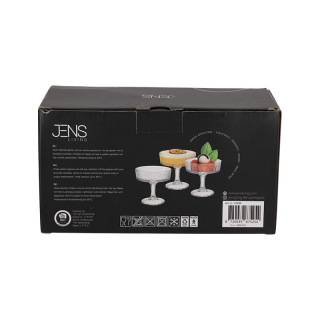 JENS Living Cocktailglazen Ribbel set van 2 24298 4