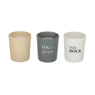 JENS Living Complimenten Kaarsen Soft Vibes set van 3 25898 2