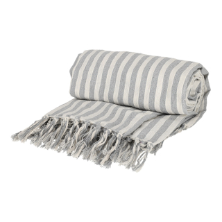 JENS Living Hamamdoek Strepen Grijs 200x200 25860 2