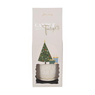 JENS Living Happy Holidays Kaars met 3 Theelichten 25916 1