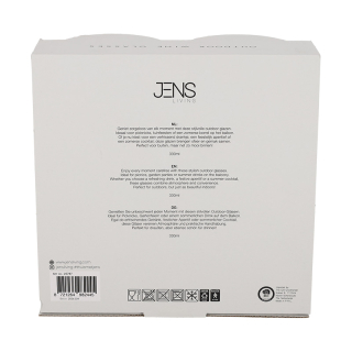 JENS Living Outdoor Wijnglazen Smoke set van 2 25787 3