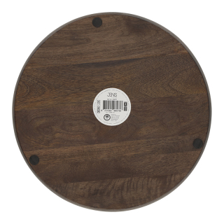 JENS Living Serveerplank Artisan Rond Bruin 25877 1