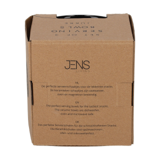 JENS Living Serveerschaaltjes Jurre set van 3 25909 4