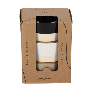 JENS Living Serveerschaaltjes Niek set van 3 25912 3