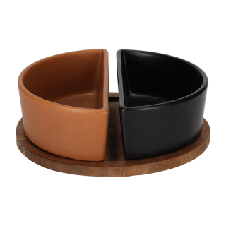 JENS Living Serveerset Faas Terra Zwart 25832 1