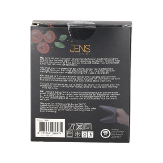 JENS Living Siliconen Ovenhandschoen Grijs set van 2 25931 5