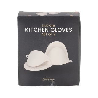 JENS Living Siliconen Ovenhandschoen Zand set van 2 25930 4