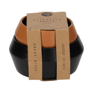 JENS Living Stapel Schaaltjes Faas Terra Zwart 25834 3