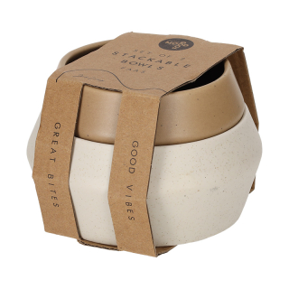 JENS Living Stapel Schaaltjes Faas Wit Taupe 25833 2