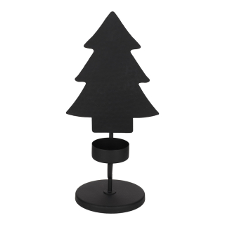 JENS Living Theelichthouder Winter Tree Zwart 25868 1