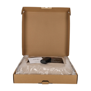 JENS Living Warmtekussen RPET 40x40 Ribbel Taupe 25810 2