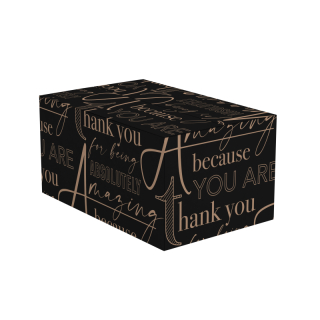 Kerstpakketdoos amazing kraft zwart Kerstpakketdoos amazing kraft zwart