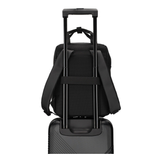 Norlander Dull PU Rugtas Eco Lining Zwart 29060 4 Norlander Dull PU Rugtas Eco Lining Zwart 29060 4