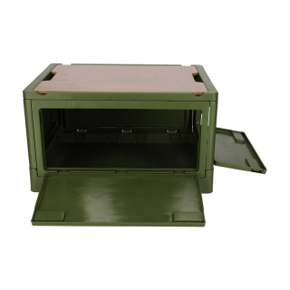 Norlander Krat Met Houten Deksel Koeltas Groen 29032 3