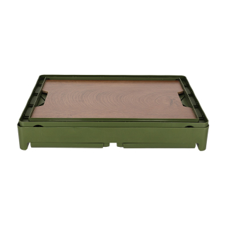 Norlander Krat Met Houten Deksel Koeltas Groen 29032 7