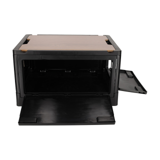 Norlander Krat Met Houten Deksel Koeltas Zwart 29031 3