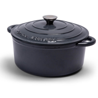 Orrefors jernverk grote geemailleerde braadpan 5l grijs Orrefors jernverk grote geemailleerde braadpan 5l grijs