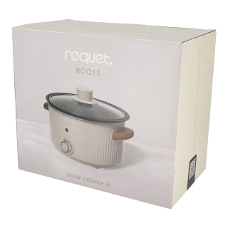 ROQUET Slowcooker 3L Roots Zand 41007 5