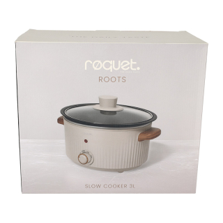 ROQUET Slowcooker 3L Roots Zand 41007 6