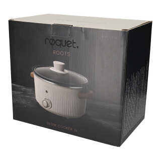 ROQUET Slowcooker 3L Roots Zand 41007 7