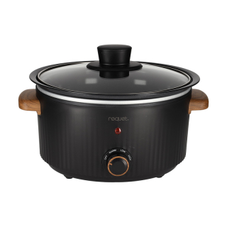ROQUET Slowcooker 3L Roots Zwart 41006 1