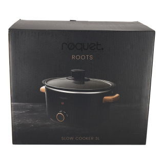 ROQUET Slowcooker 3L Roots Zwart 41006 8
