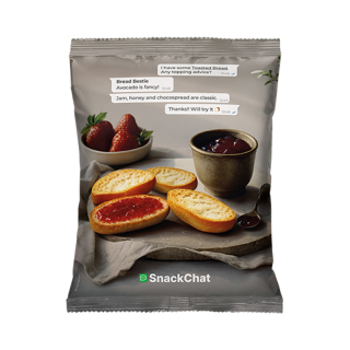 SnackChat Geroosterde Broodjes Naturel 66693