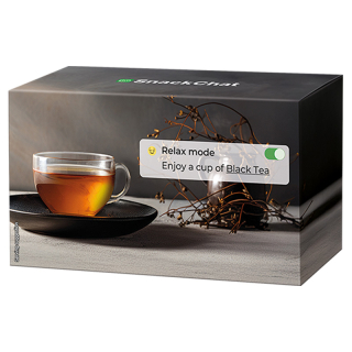 SnackChat Zwarte Thee 20 zakjes 34978