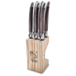 Steakmessen Dark Wood Laguiole Style de Vie 1