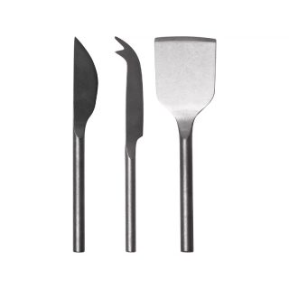Sunday kaasmesjes vintage zilver set van 3 2100310