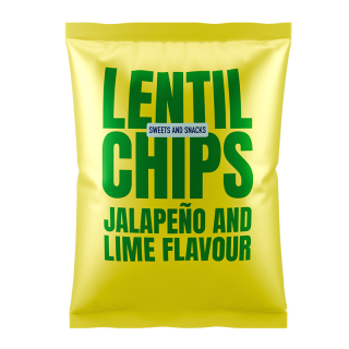 Sweets Snacks Lentil chips jalapeno lime 10036