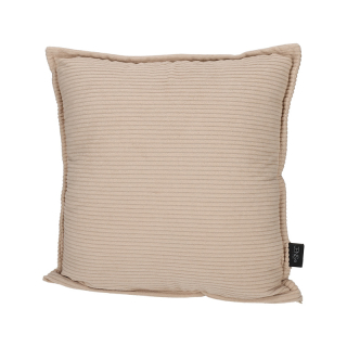 Warmtekussen RPET 40 x 40 cm ribbel taupe – JENS Living